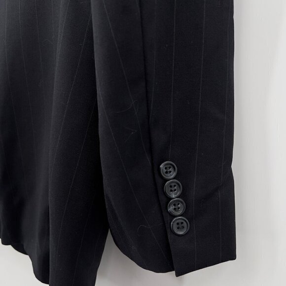 Burberry London 100% Wool Black Jacket Mens Size 40 - Picture 6 of 8